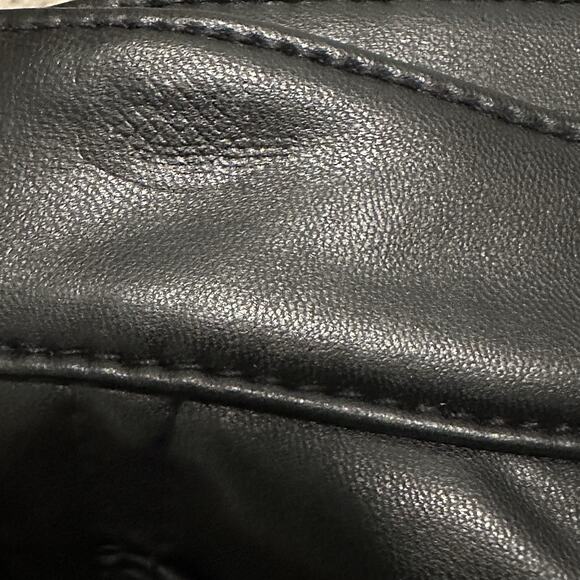 Mother Women 26 The Insider Ankle Faux Leather Pants in Faux Show Black - Picture 7 of 15